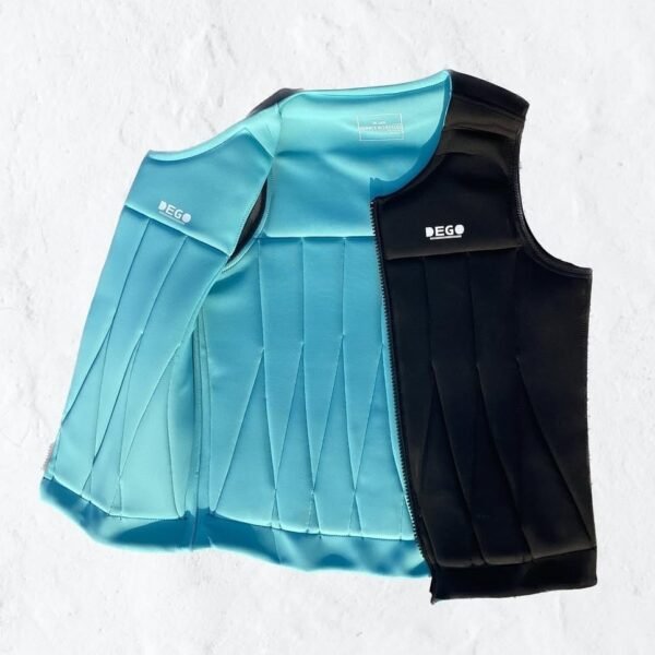 لايف جاكيت اسود و ازرق